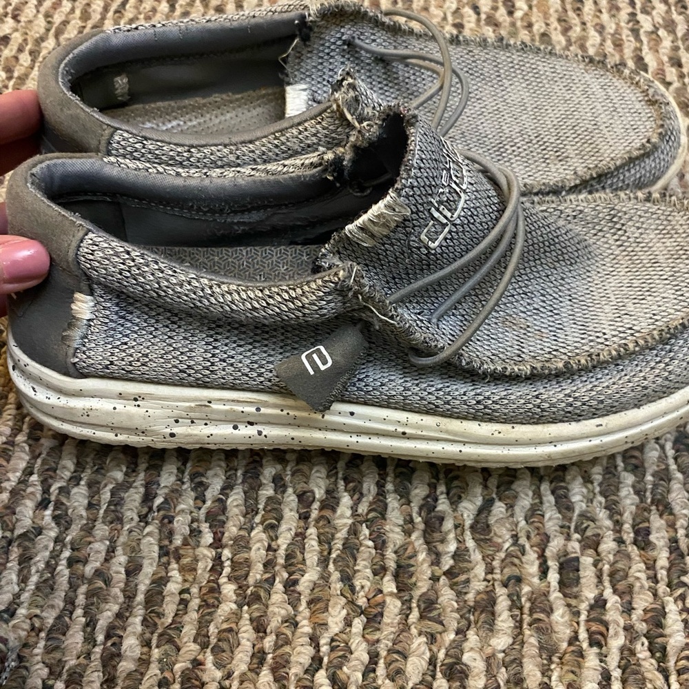 Hey Dude Men's Gray Casual Shoes